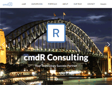 Tablet Screenshot of cmdrconsulting.com